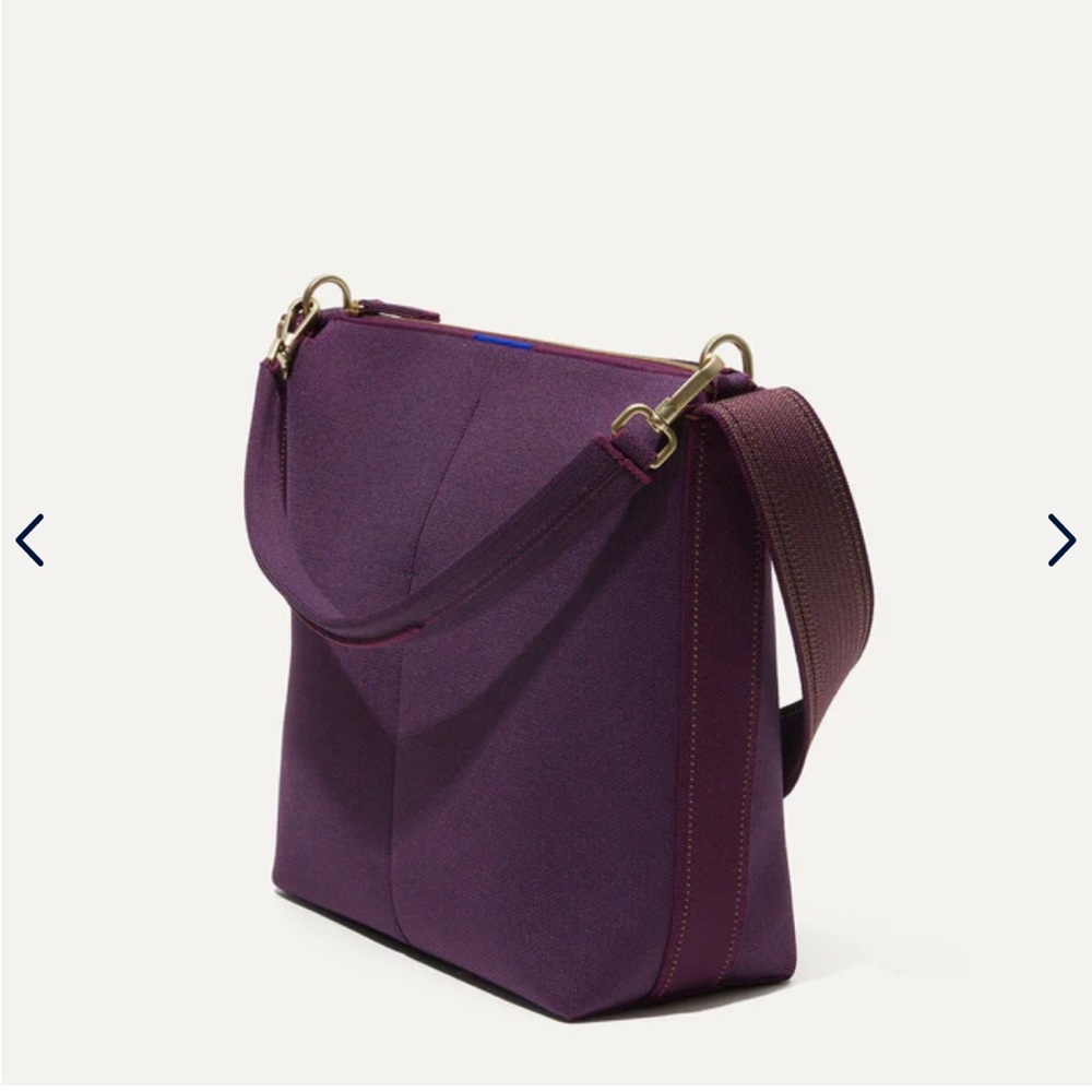 Rothy’s Aubergine Mini Bucket Bag